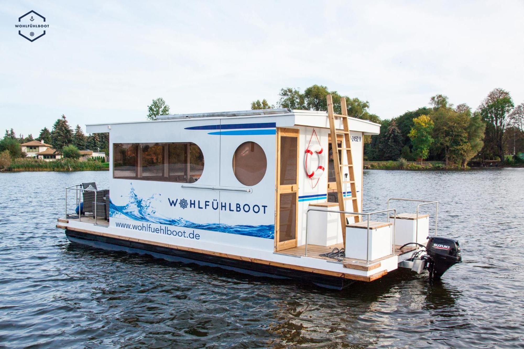 Wohlfuehlboot Hausboot - Festlieger Im Hafen Bad Saarow - Wc An Bord, Dusche An Land Hotel Екстериор снимка