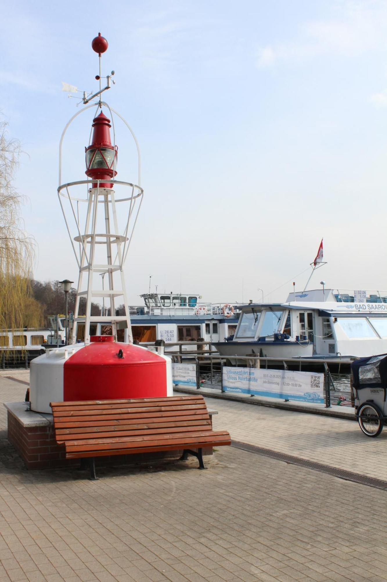 Wohlfuehlboot Hausboot - Festlieger Im Hafen Bad Saarow - Wc An Bord, Dusche An Land Hotel Екстериор снимка